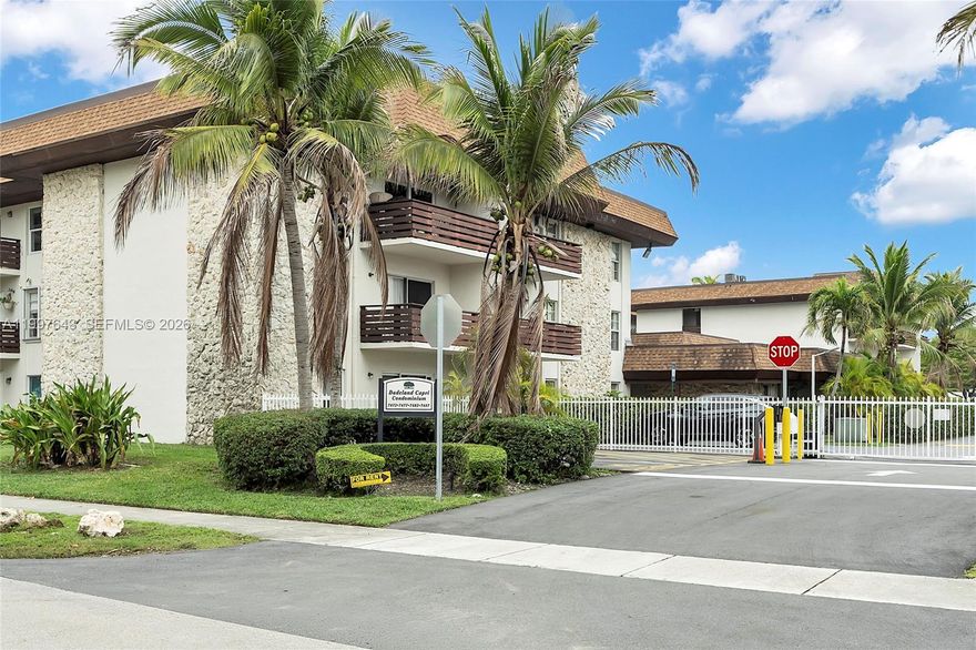 At Dadeland Capri, this oversized corner unit offers the largest one-bedroom floor plan in the building, providing a functional and spacious layout that is ready for its next owner. The interior has been recently updated for a fresh, clean feel, featuring brand-new flooring, new interior doors, and updated lighting throughout. The kitchen is equipped with essential stainless steel appliances, while the renovated bathroom and a generous walk-in closet provide the extra space and utility you need. Being a corner unit, the home benefits from plenty of natural light and added privacy. Ideally located for a quick commute, you are centrally positioned with immediate access to the Palmetto, the Turnpike, and the Metrorail, putting the best of Miami within easy reach.