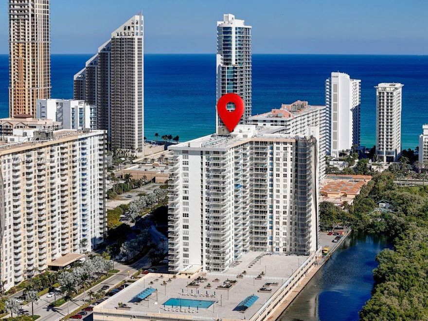 Welcome to your dream condo in Sunny Isles Beach! Huge corner and first floor unit , 2 bedrooms, 2 bathrooms + closed Den and 1 storage. Take in the beautiful canal views from your huge balcony, enjoy the convenience of being on the first floor with 2 parking spaces right in front of your entrance. The beach steps away from your front door. Only 4 units on this floor for privacy. The building and amenities have been recently renovated, control building access with the intelligent system on your phone, new salt water pool, BBQ area, library, game room, gym. Don't miss out on this incredible opportunity to live in one of the most prestigious areas in Sunny Isles Beach. Experience the best of both worlds with the comfort of a single family home and the amenities of a luxury building.