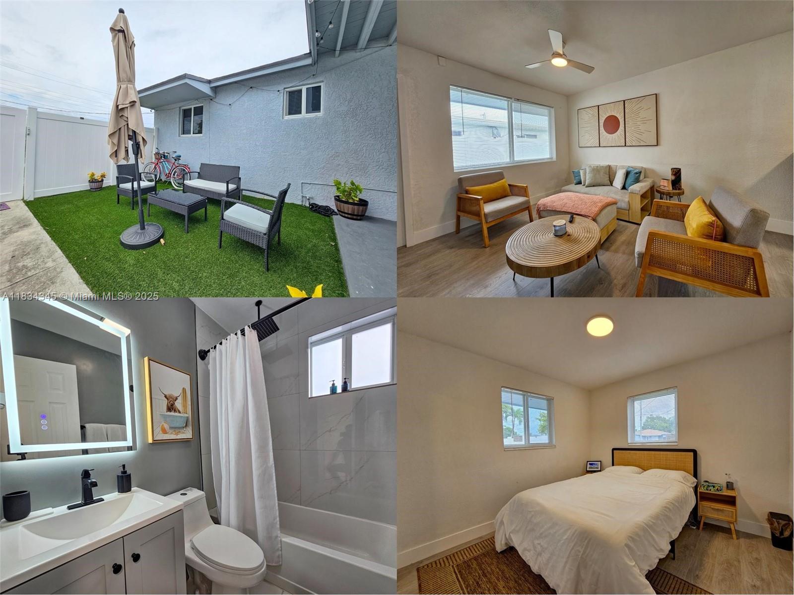 Fully furnished and equipped! Private patio. Internet and water included in rent, washer and dryer in unit. Available for less than a year as well, or unfurnished, contact for more details and availability!