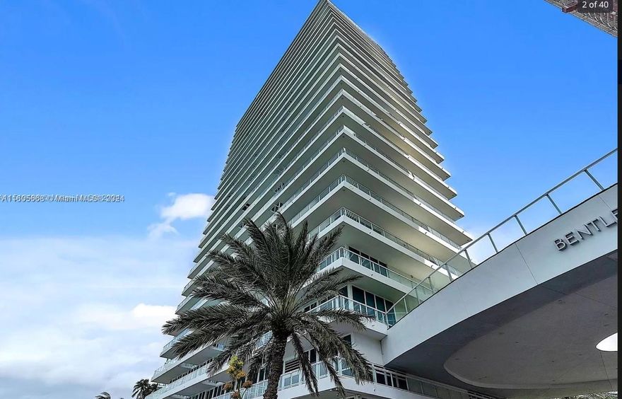Welcome to The Bentley Bay in South Beach, where waterfront location meets prestigious design by Arquitectonica. Spectacular water views of Biscayne Bay & Miami skyline from this upgraded 1bed located in the N. Tower, only 3-4 units per floor. This property features floor-to-ceiling high impact windows, Brazilian teak cumaru flooring, remodeled kitchen w/granite countertops, partially remodeled bathroom, Italian quartz tiles in the balcony, soundproof wall in the bedroom & customized closets. Located on the 10th floor, this unit provides the perfect balance of water views & quiet noise level. W/D inside unit. Skywalk & landscaped deck on level 5 w/ swimming pool & 2 hot tubs. State-of-the-art gym w/ spa, sauna & steam room. 24hr valet & concierge. UNFURNISHED.