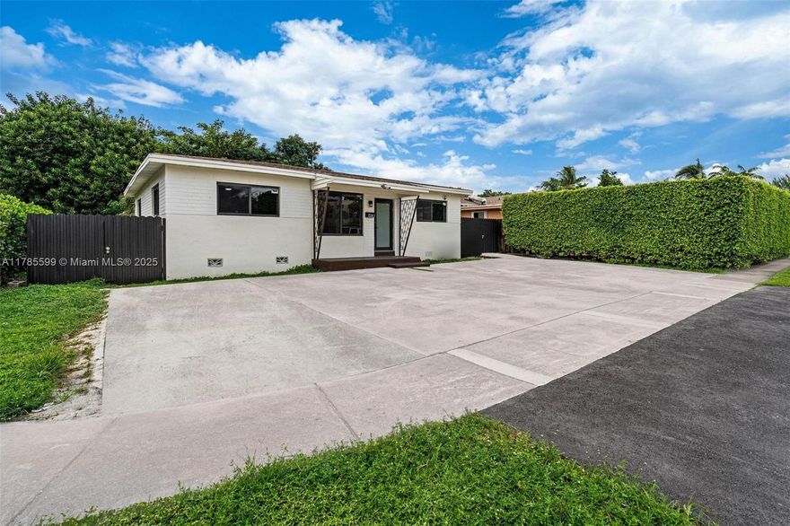 Fully remodeled duplex blending modern comfort with strong rental income in the growing Opa-Locka neighborhood. Each unit features 2 bedrooms, 1 bathroom, and has been completely renovated with brand-new kitchens, stainless steel appliances, updated bathrooms, new flooring, and impact-resistant hurricane windows. Each unit includes its own washer and dryer, plus private, fully fenced extra large yards ideal for outdoor living, entertaining, or pets. This turnkey property generates approximately $5,000/month in rental income — perfect for investors or owner-occupants looking to offset their mortgage by renting the second unit. Located minutes from Downtown Miami and Miami Shores, with easy access to highways, schools, and shopping, this duplex offers both value and convenience.