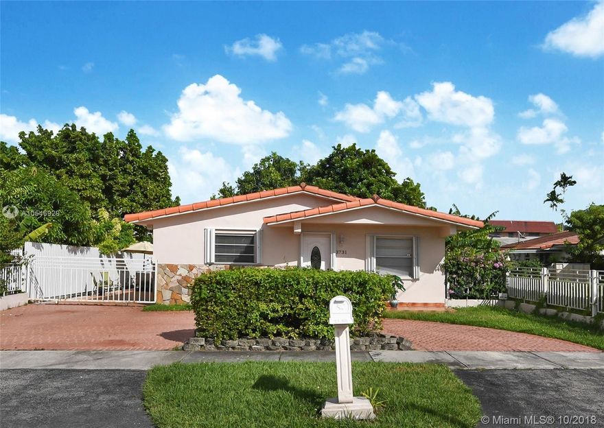 By appointment only, call Listing Agent, Kim Martin.  Fantastic home in Westchester.  This lovely home is in excellent condition. It features a spacious and fabulous layout, updated kitchen, walk-in master closet, accordian shutters throughout.  Patio has plenty of space for entertaining and 3 fruit trees (mango, mamey and bitter orange).  You will love this well maintained home.  Centrally located in the heart of Miami!