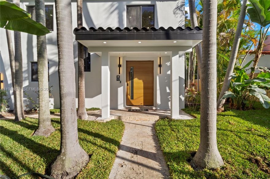 Exquisitely Renovated Art Deco Residence in the Heart of Mid-Beach

This stunning home has been completely reimagined through a meticulous, high-end renovation that seamlessly blends timeless architecture with modern luxury. Located on a quiet, tree-lined street in the heart of Mid-Beach, the home offers both privacy and walkability to houses of worship, A-rated schools, parks, and the beach.

The thoughtfully designed layout features 4 bedrooms, 3.5 bathrooms, and a large dedicated laundry room, offering exceptional functionality rarely found in homes of this era. Custom millwork throughout elevates every space, showcasing craftsmanship and attention to detail at the highest level.

The home is equipped with state-of-the-art indoor and outdoor security cameras, premium indoor and outdoor lighting, and integrated speaker systems, creating a residence that is as secure and technologically advanced as it is elegant.

Original architectural elements nod to the home’s Art Deco heritage while coexisting beautifully with the modern updates, resulting in a warm yet sophisticated living environment. Outdoor spaces are equally inviting, perfect for entertaining or quiet relaxation.

With limited inventory of fully renovated homes in this coveted Miami Beach zip code, this residence offers a rare opportunity to own a turnkey architectural gem where design, layout, and location come together effortlessly.

A truly special home—move-in ready and not to be missed.