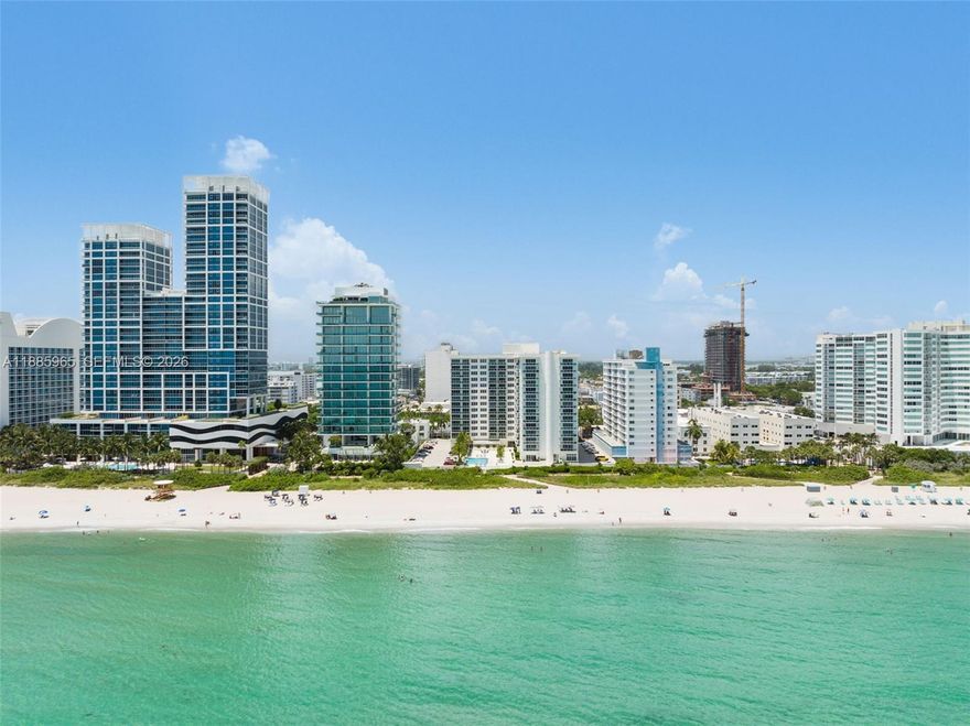 Experience elevated coastal living from this beautifully positioned 15th-floor residence at The Collins. This spacious 2-bedroom, 2-bath condominium offers breathtaking ocean views, abundant natural light, with the largest balconies in the building—perfect for enjoying sunrise mornings and ocean breezes. Featuring ceramic tile flooring throughout, an updated interior &  covered parking. The building is ideally located directly on the ocean in Miami Beach’s desirable North Beach neighborhood, close to dining, shopping, and cafes. Updated building  with milestone /SIRS complaince. Building includes cable & internet in maint. Flexible rental policy allows 30-day leases up to 4x/yr. Ideally located in  area with exciting new projects. Rare opportunity that offers Best views  with  value and peace of mind with  Resort-style living with direct beach access, pool, fitness center gym, sauna, 24/7 front desk & pet-friendly atmosphere. Text for private tour