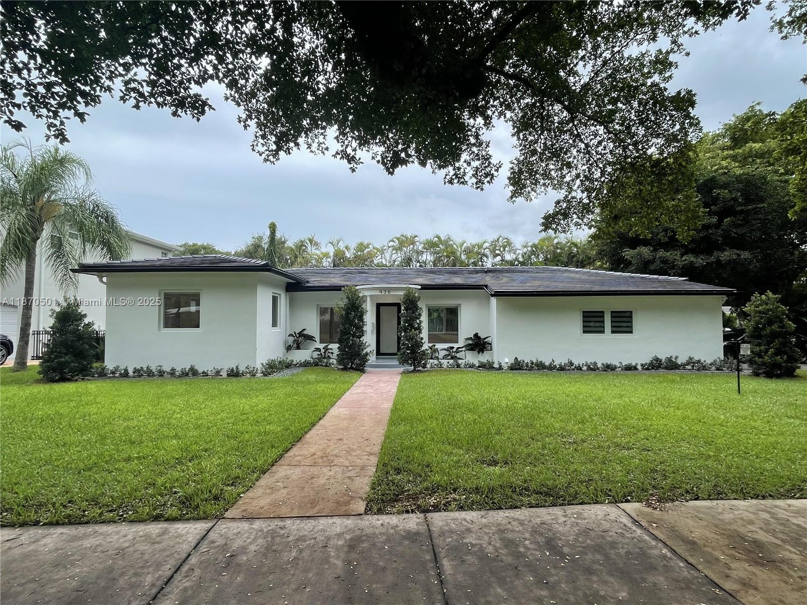 Coral Gables Living at it's finest! Fully renovated home on prestigious Alhambra Circle. Property sits on over 11k square foot lot. Renovations include: impact windows/doors, kitchen, floors, bathrooms, plumbing. Property is located blocks away from UM, SoMi, and tons of fine dinning and shopping. Home includes 2 car garage, new recessed lighting and landscaping.