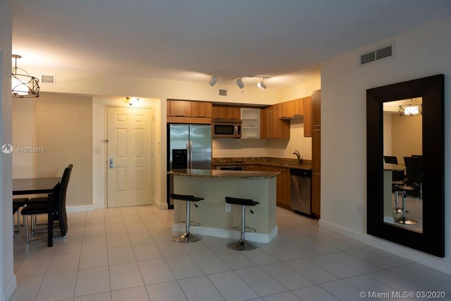 BEAUTIFUL AMAZING UPDATED Move-In Condition apartment overlooking the pool. Amenities Include: Porcelain floors throughout, Granite Counter-Tops-Stainless Steel Kitchen Appliances-European Cabinetry-Marble Shower and Soaking Bathtub-Smart Key FOB Entry into Building-Washer and Dryer-Elegantly Appointed Lobby-Resort-Style Tropical Pool and Jacuzzi-24-Hour Manned Security at Front Desk-Dawn to Dusk Roving Security-High-Tech Security System-Fitness Center-Dry Sauna and more. Includes Internet access, Cable TV and Water.