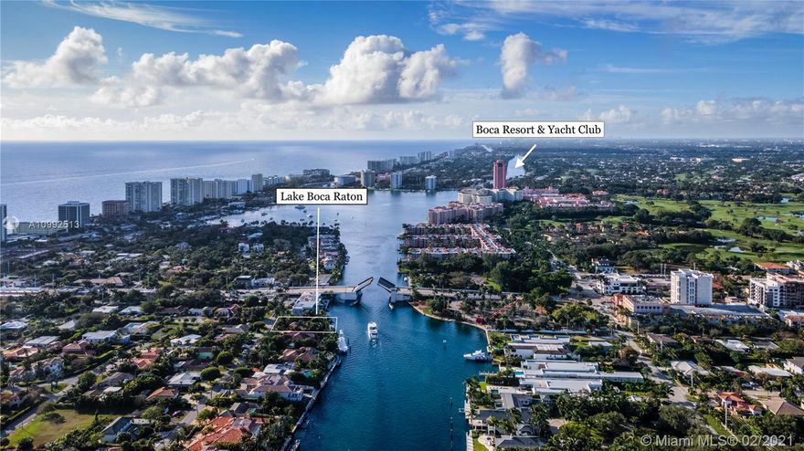 RARE opportunity to own this incredible lot located on direct intracoastal waterway, no wake zone, & short walk to the beach. LOCATION, LOCATION, LOCATION and HUGE LOT! Discover a luxury landmark at Mizner Park, located down the street which offers retail stores, dining experiences & movie cinema in a perfectly landscaped, park-like environment. South Beach is blocks away. Boca Resort & Yacht Club is located just south of the bridge. You could literally have everything you've ever wanted. This is the perfect new construction development opportunity or vacation home.  Perfectly slated to design an infinity edge pool producing a visual effect of water with no boundary that appears to merge with the intracoastal & sky. *Taxes incorrect. Must verify with PBC*