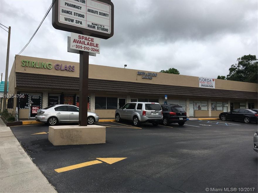 STRIP PLAZA FOR SALE CONSISTING OF 12 BAYS WITH 51 PARKING SPACES.  PROPERTY IS FULLY RENTED WITH ALL TENANTS HAVING LEASES.  1 BLOCK FROM THE SITE OF THE NEW HARD ROCK HOTEL.  THIS AREA IS ABOUT TO HAVE A MASSIVE GROWTH ONCE THE HOTEL IS COMPLETED.  37,407 SQ FT LOT.  APPROXIMATELY 11,000 SQ FT OF RETAIL SPACE CURRENTLY LEASED.  OUTSTANDING MORTGAGE OF $640K WILL NOT BE COMMISSIONED,  SELLER FINANCING AVAILABLE.