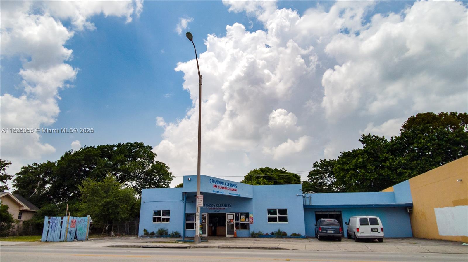 Prided to Sell! If you're searching for a high-traffic retail storefront that offers excellent exposure and accessibility, then you've found the right place! This property is located on NW 7 AVE with an impressive average daily traffic volume of 24,291. Recent updates include new high-impact windows, a new roof, updated plumbing, and structural improvements. Additionally, a new Lint Interceptor, and the building now operates on a 3-phase electrical system /600 amps service with a 40-year cert. This commercial building is being used as a Perc-free environmental dry cleaning plant, with the potential to add coin laundry. The building's versatile layout allows it to be used as one ample space or divided into multiple smaller tenant spaces, making it a flexible option for many businesses.