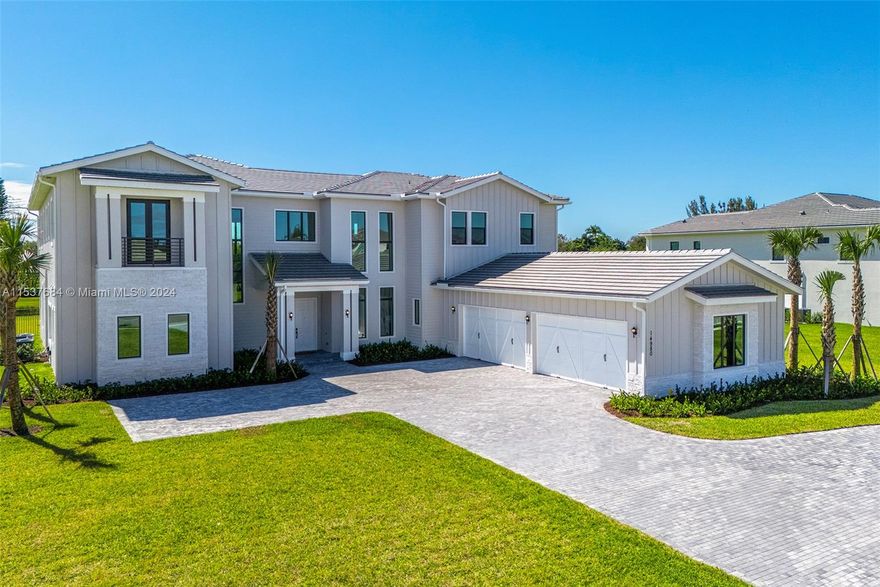 Welcome to this brand-new construction masterpiece in Millstone Ranches! With only 18 homes, this private enclave is Davie’s newest exclusive community. Boasting sophistication at every turn, this highly sought-after Villa Divina model offers over 8,400 SF. The interior is adorned with elegant finishes including a gourmet kitchen with butler’s pantry & oversized island perfect for gatherings; full wet bar off formal dining & living rooms; 2-story grand foyer entry. Beyond the 6 bedrooms you will find an additional loft & dedicated office. The lavish master suite has 2 walk-in closets, sitting room & spa-like bath. Enjoy the convenience of a 4-car garage, providing ample storage for vehicles & toys alike. The fully fenced backyard has an expanded covered patio surrounding the heated pool.