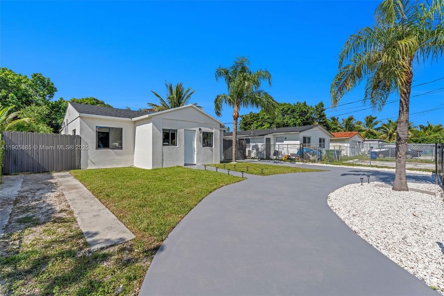 Modern, sleek, and far from your typical flip—this fully rebuilt duplex checks every box. Featuring two separate electric meters, the main residence offers a spacious 3-bedroom, 2-bath layout with an open-concept design, designer finishes, and a washer/dryer seamlessly hidden behind custom kitchen cabinetry. Multiple private exits create a sense of flow, privacy, and flexibility that’s hard to find. The detached modern guest cottage is a fully equipped 1-bedroom, 1-bath home with its own kitchen—ideal for rental income, guests, or a private workspace. With plenty of parking, a generous lot, and every detail thoughtfully executed, this property is a perfect blend of style, functionality, and opportunity. Closing cost assistance if using sellers preferred lender!