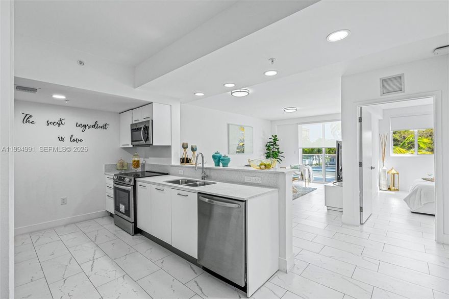 Discover this inviting 1-bedroom, 1-bath residence at The Monroe Residences, a recently built community offering modern living and strong investment potential. Designed for comfort and functionality, this unit features a bright interior with large windows and a private terrace, a pleasant space to unwind or enjoy fresh air.
The kitchen showcases sleek Italian-style cabinetry, granite countertops, and stainless steel appliances, with an open layout that connects naturally to the living area. A washer and dryer inside the unit adds everyday convenience, along with assigned parking for residents.
The building offers a relaxed lifestyle in a pet-friendly setting, complete with amenities such as a swimming pool, fitness center, and rooftop area designed for leisure and wellness.
Positioned just minutes from the beach and the iconic Hollywood Broadwalk, the location provides easy access to restaurants, shopping, entertainment, and the vibrant Downtown Hollywood district. Residents also benefit from city transportation services to the beach.
*Short-term rentals permitted, including Airbnb*, making this property a smart choice for personal use, seasonal stays, or income-producing investment.