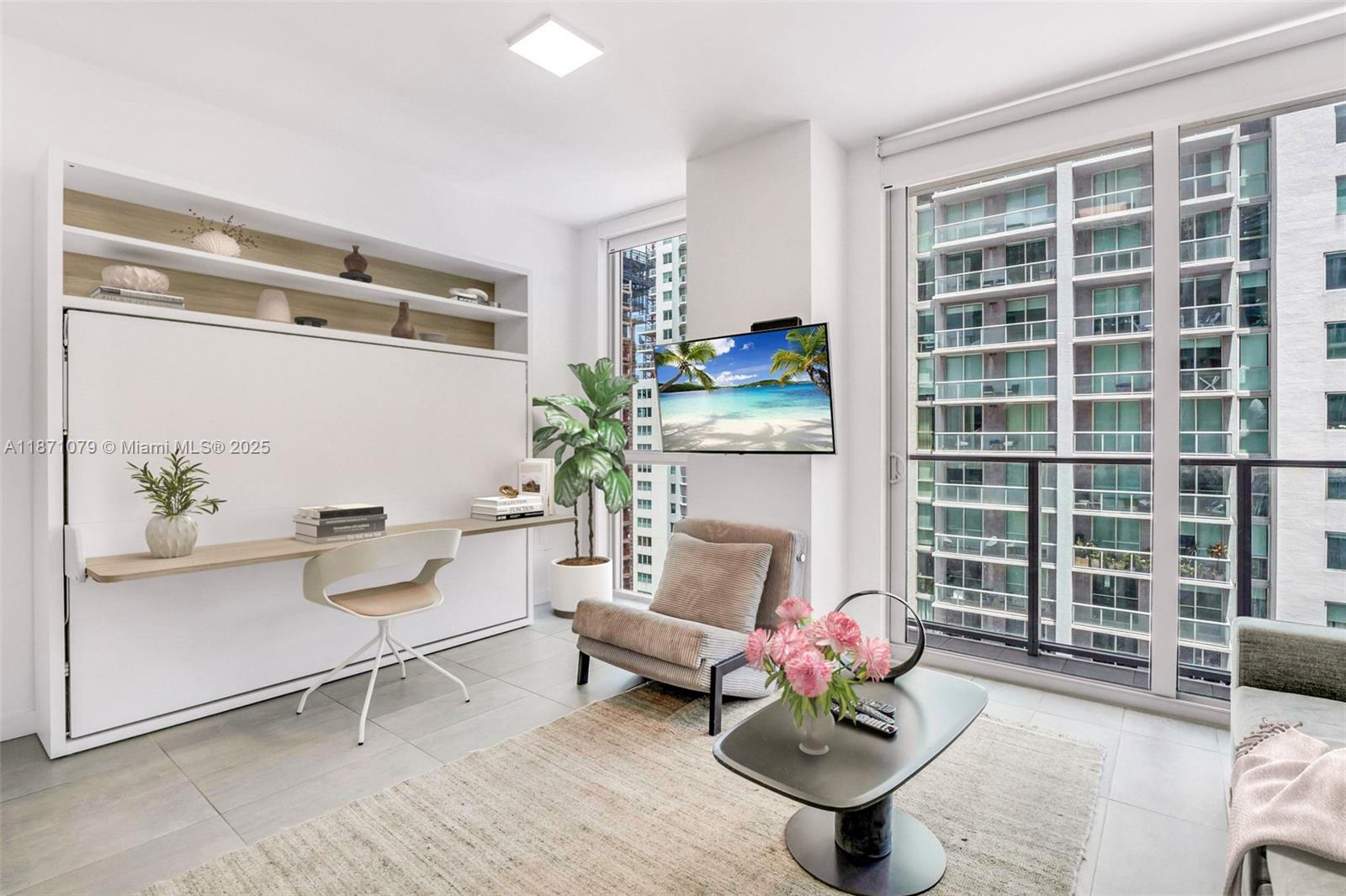 Discover the newly built YOTELPad Miami, perfectly situated in the heart of downtown, just one block from Bayfront Park and directly across from the First Street Metromover station.
This brand-new, turnkey residence comes fully furnished and features a spacious kitchen with premium appliances, an in-unit washer and dryer, and a enerous walk-in closet.
Enjoy resort-style amenities, including a rooftop lounge, sparkling pool with poolside bar, a state-of-the-art gym by Homage Fitness, the on-site restaurant Mazeh, plus multiple spaces designed for relaxing, socializing, and entertaining.
Located just minutes from Miami International Airport and adjacent to vibrant neighborhoods like Wynwood and Brickell, this is truly downtown living at the center of it all.