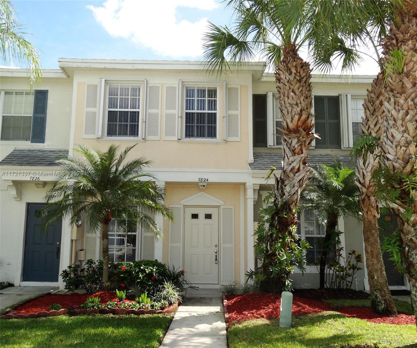 Rental Property at 7824 Dixie Beach Cir, Tamarac, Broward County, Florida - Bedrooms: 2 
Bathrooms: 3  - $2,300 MO.