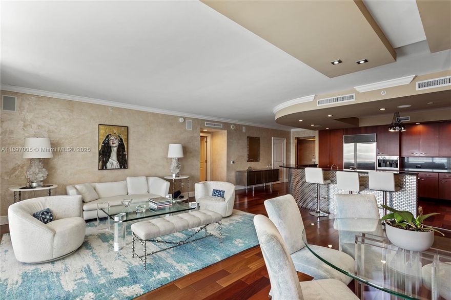 Experience refined luxury in Residence 2507 at Bella Mare, Williams Island. This stunning 3-bedroom, 3.5-bath residence spans 2,840 sq. ft. and showcases breathtaking panoramic views of the Intracoastal and ocean. Featuring elegant finishes, a den, floor-to-ceiling windows, and a sophisticated design throughout, this home offers both comfort and style. Enjoy world-class amenities, including concierge service, pool, spa, fitness center, and access to the exclusive lifestyle of Williams Island.