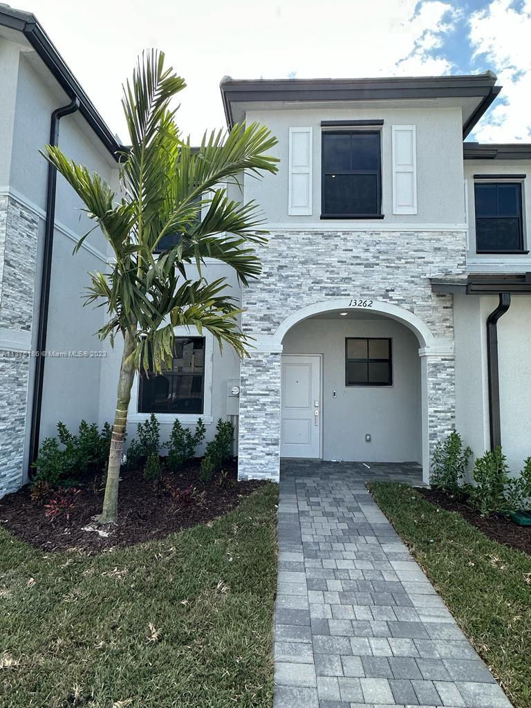 Brand New Townhome by Lennar conveniently located next to turnpike Hwy, main grocery/pharmacy, shops/restaurants, new amazon warehouse center, Homestead air reserve base and Florida Keys. Property includes gated community, stainless steel new appliances, new washer/dryer, ring doorbell, new ceramic floors in 1 floor and new carpet floor is second floor. Fenced patio for BBQ area with grass. Led lights installed + energy saver heater. Quiet neighborhood close to great schools, parks and homestead speedway circuit.