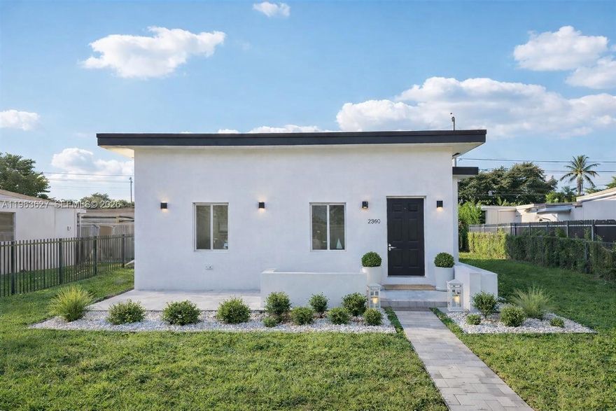 Step into this beautifully renovated gated single-family home! This home features 3 bedrooms and 2 modern bathrooms, designed for both comfort and style. Everything is brand new—from the elegant countertops and cabinetry to the sleek flooring. Includes impact-resistant windows and top-quality finishes throughout. It’s move-in ready and waiting for you to make it your own!