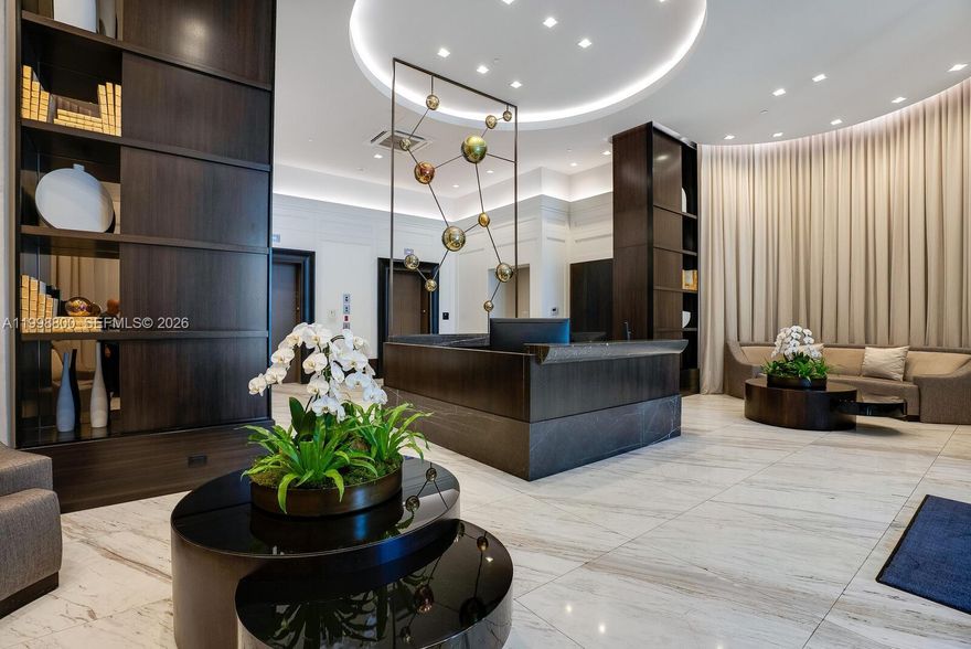 Lovely executive residence in sought-after "Giralda Place". This ultimate luxury boutique building located in the heart of The City Beautiful offers full amenities including: 24/7 security concierge service, a fitness center, a pool deck with summer kitchen, and two assigned parking spaces. A well distributed 2 bedroom 2.5 bath split-bedroom layout highlights an oversized primary Walk-In closet, eleven-foot ceilings, an expansive covered terrace with skyline views, and a spacious gourmet kitchen with Italian cabinetry and Wolf & SubZero appliances. Giralda Place is within steps to well-known Giralda Plaza, Mesa Mar Restaurant, Façade Bakery, Miracle Mile, and surrounding top-notch restaurants and art galleries. Experience sophisticated urban living at its best!