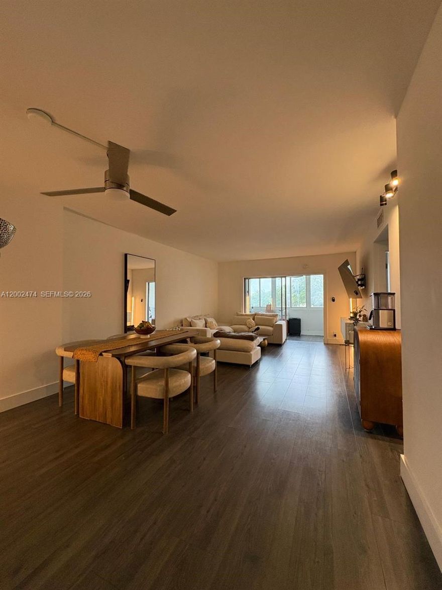 Huge apartment for rent in the Heart of Hollywood. The building has been completely remodeled and match with the outstanding details inside the home. The kitchen offers stainless steel appliances and a breakfast bar. The dining and living area are combine with high end furniture. Natural light in the entire apartment. The Unit offers a den that can be used as an extra room with a guest bathroom.
The main room has a great size with a double door closet and a walking closest. The main Bathroom has a stand-up shower and update terminations. 
The community offers pool, barbeque, laundry in each floor, clubhouse, gym, and for a anual fee the tennis court. 
One guest parking assigned and plenty of guest parking.
Space for motorcycle parking
Association requested 675 in credit score. Application and rules and regulations attached
The unit is offered completely furnish, ideal is for 6 months!
Showing only after 4pm everyday