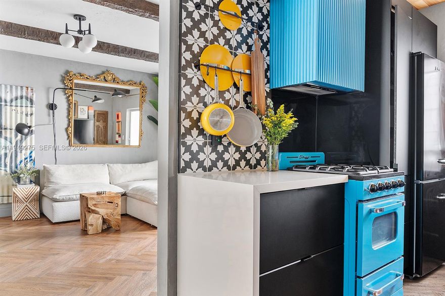 Step into this truly one-of-a-kind 1-bedroom apartment that perfectly blends modern comfort with distinctive, tasteful design inspired by Moroccan aesthetics. Fully renovated with care and creativity, this home stands out with its unique, artfully curated interior, featuring warm textures, rich tones, and elegant details that evoke a sense of timeless charm. Enjoy the rare convenience of your own private washer and dryer, a dedicated parking spot, and a private tropical oasis like patio. Located in a well-maintained building with reserves and low HOA, this home offers peace of mind and long-term value. Nestled in an amazing and quiet location, you’ll be just steps from shopping, top dining, the beaches and several beautiful parks.