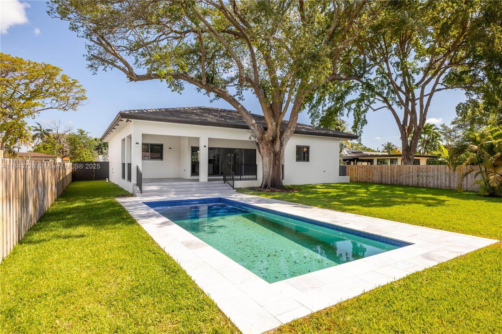 Perfect family home — brand new construction on oversized 10,200 SF lot! This 4BR/3.5BA gem offers spacious open living, designer interiors, impact windows, full appliance package, washer/dryer, and pool for year-round fun. Insulated 2-car garage, alarm system, security cameras, and indoor/outdoor speakers. Beautifully landscaped with irrigation. Thoughtfully built for comfort, safety, and everyday living!