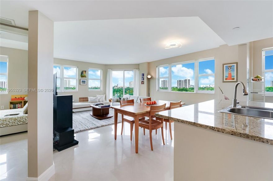 Located in the heart of Aventura, right on the Circle and adjacent to the prestigious Turnberry Isle Golf & Country Club, this residence offers a true resort-style lifestyle. Turnberry Village is a beautifully maintained community of two buildings with impressive shared amenities that make every day feel like a vacation.

This bright corner unit features a proper foyer entry creating an elegant arrival. The residence is filled with natural light and features open yet private northwest views with stunning sunset vistas. The residence offers 3 bedrooms and 3 bathrooms, with two en-suite bedrooms and the flexibility to easily convert the third into an en-suite as well. There is an ample foyer 

The open floor plan is enhanced by windows throughout, creating an airy and welcoming feel. The kitchen features a generous island, a breakfast nook, ample storage, and flows seamlessly into the living areas—perfect for everyday living and entertaining. 

The property shows impeccably and is ready to be enjoyed. 

Showings need to be scheduled with 24 hrs notice.