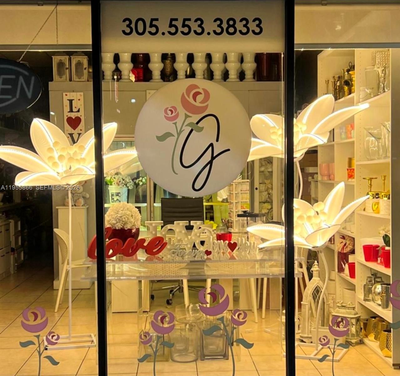 FLOWER BOUTIQUE FOR SALE, SW 137th Ave Miami