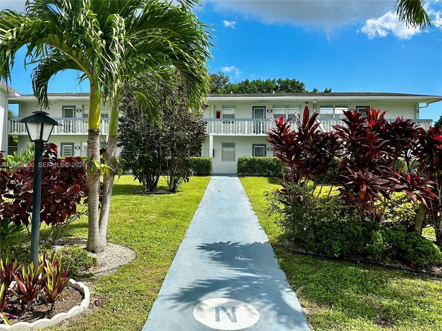 Renovated first-floor corner unit in the sought-after Century Village 55+ community in Deerfield Beach! This lovely 1-bedroom, 1.5 bathroom home features an open-concept kitchen with brand new Samsung stainless steel appliances, white cabinetry and quartz countertops. The spacious living and dining area is filled with natural light, complemented by updated bathrooms, ample closet space, central A/C and a screened porch. Century Village offers a resort-style lifestyle across 750 acres with incredible amenities including 16 swimming pools, a state-of-the-art clubhouse, fitness center, theater with live performances, party rooms, and a complimentary village bus service. Located a few minutes from Publix, Walmart, restaurants, I-95, turnpike & more!