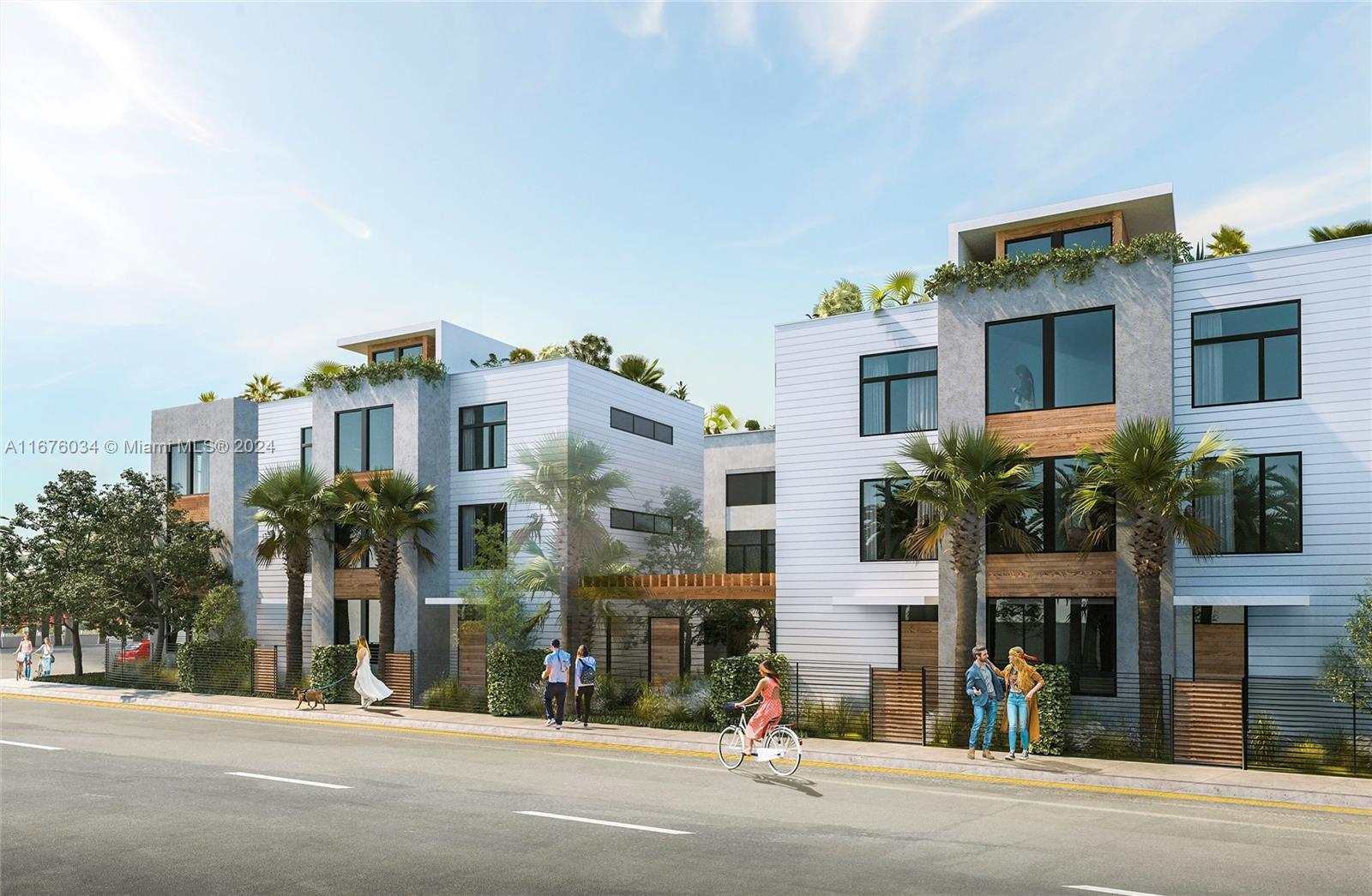 Spacious 3- bedroom, 3- bathroom Townhomes in the heart of Miami MiMo District for those who value lifestyle of well-being and convenience. Steps from restaurants, cafes, boutique shops, parks, playgrounds, basketball and tennis courts; easy access to the Bay, Downtown, Wynwood. 3- story Townhome features 2-car garage and oversized private Rooftop terrace with wet bar -ideal space for entertaining.