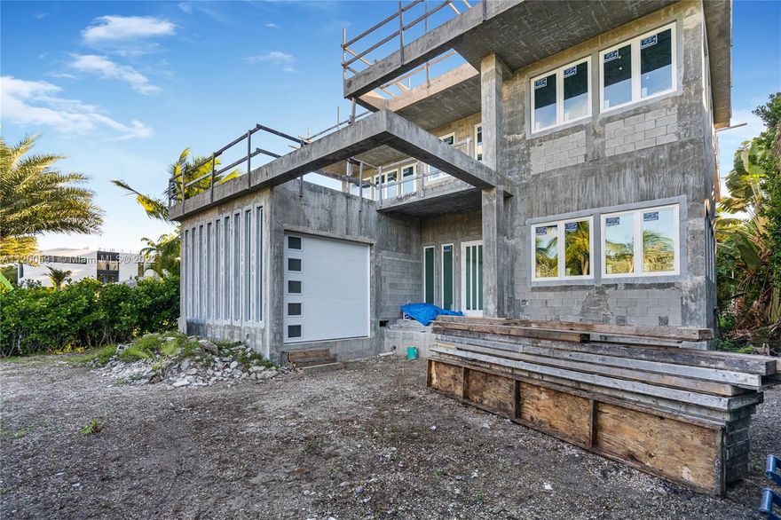 Great opportunity to take over and complete a beautiful, modern, new construction project facing Miami Beach Golf Course. Great layout with 2 beds + plus staff room downstairs and 2 big bedrooms with en-suite baths & spacious master suite wrapped by oversized terrace upstairs. Dramatic living space enjoying 12-foot ceilings and a giant great room leading out to a private pool area. Big, 10,400 square foot lot. Excellent location within a short walking distance to Lincoln Road, Sunset Harbor, and the ocean. Certain conditions apply. Call for plans and details.