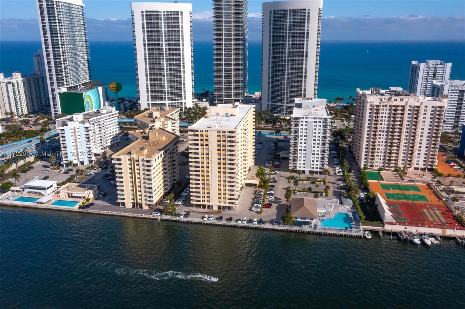 Experience breathtaking Intracoastal views from this south-facing gem, perfectly located just steps from the beach in the heart of Hallandale! This bright and spacious split-floor-plan unit features tiled floors, a large walk-in closet, and plenty of storage. Situated in a highly desirable, well-managed building with 24-hour security patrol, electronic gated entry, a heated Intracoastal-facing pool, gym and sauna, and billiards room, you'll enjoy the best of Florida living.
Maintenance fees include water, cable, and internet for added convenience. Just minutes from Gulfstream Village & Casino, offering luxury shopping and entertainment, this developing area of Hallandale is a hot spot for investors, boasting trendy restaurants, boutique malls, and beautiful parks.