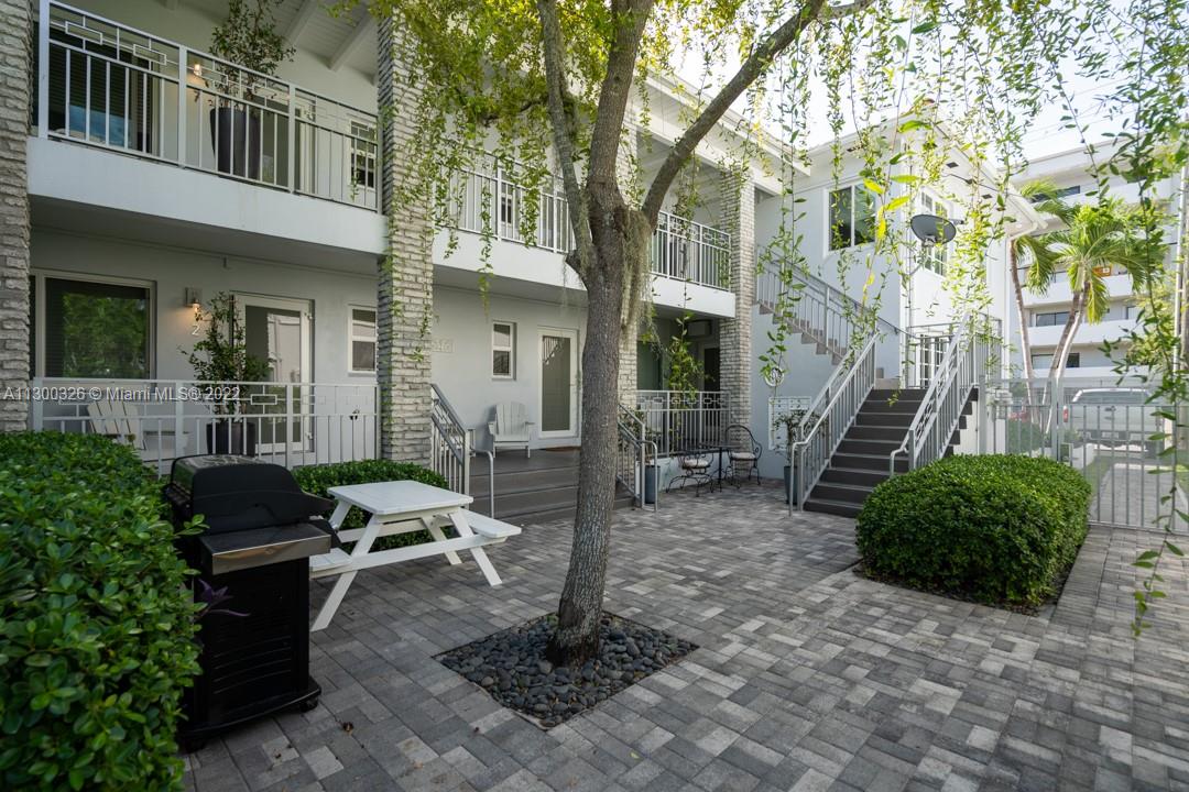 *MOVE IN NOW AND GET THE REST OF NOVEMBER FREE* Enjoy life in this well maintained and fully renovated community. Come check out this garden level 1BD residence which features BRAND NEW natural wood flooring, modern kitchen with quartz countertops, SS appliances + dishwasher, spacious living area, central A/C, new bath with modern vanity, and IMPACT windows & doors. Enjoy the gated courtyard with resident gas grill, views over the Normandy Shores golf course. Building has undergone complete transformation with new pavers, secured entry gates, new landscaping, On-site Laundry, and is meticulously maintained by ownership. Next door to Fairway Park w/ basketball & tennis courts, soccer field, & playground. Just steps from Normandy Fountain! Pet friendly. Assigned parking available for $75/M