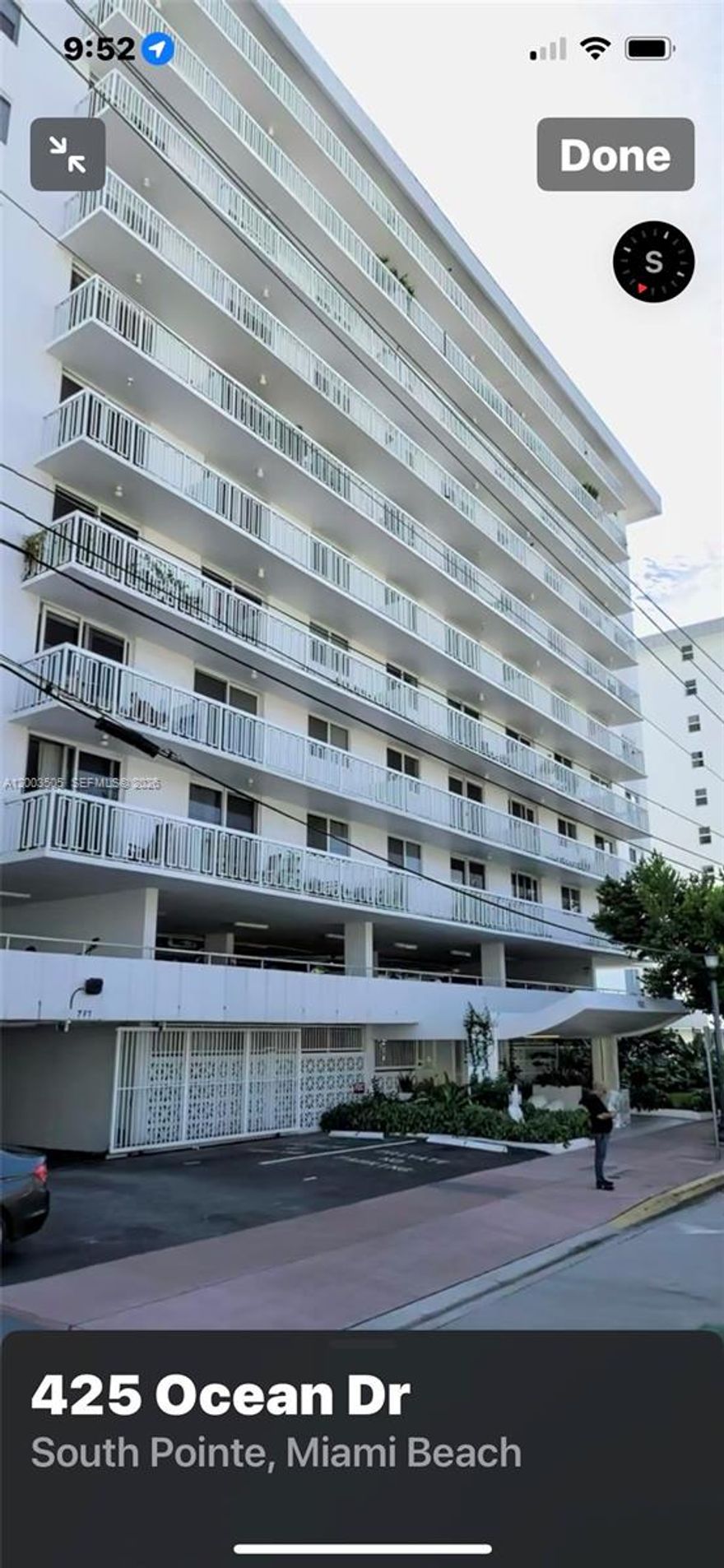 Beautiful OCEAN FRONT corner unit with remodeled open kitchen.  Pool and garage elevators close to unit.  Two beach lounge chairs and umbrella included.  Updated Laundry Room, Elevators and Pool. Short walk to famous hotels and restaurants on Ocean Drive.  Under roof parking close to the entrance of the building.