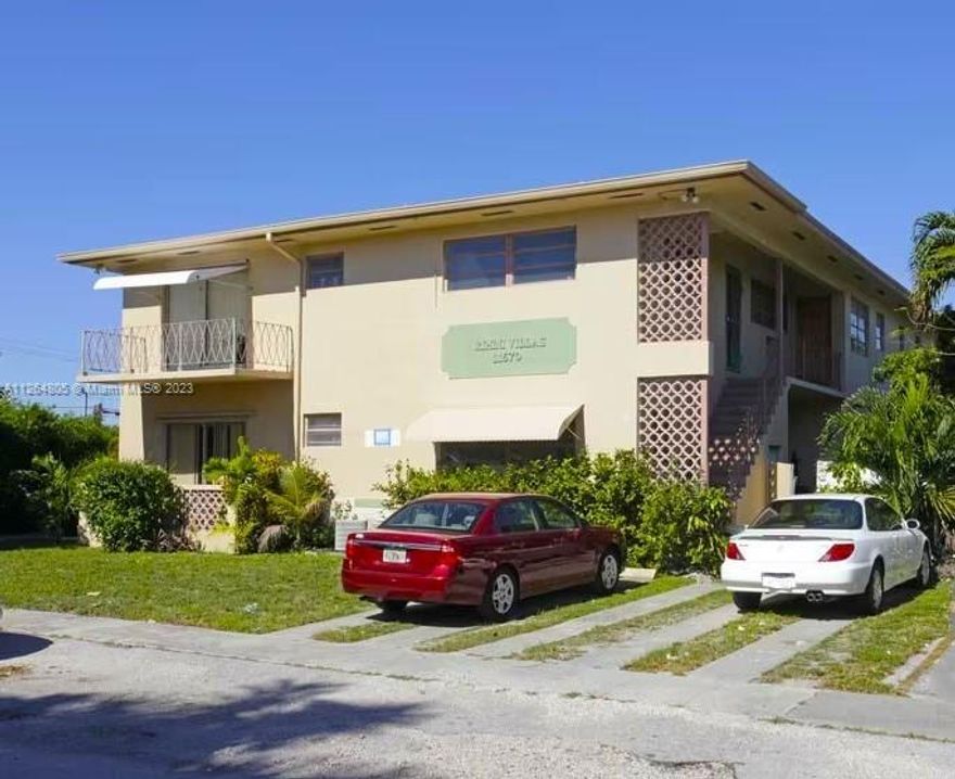 8 unit apartment building in North Miami Beach Upper East Side in the Sans Souci area. Units are LARGE & SPACIOUS. EAST OF US1. Seller is currently receiving under market rent and has had all tenants in place for many years. PROPERTY HAS PASSED 50 YEAR CERTIFICATION.