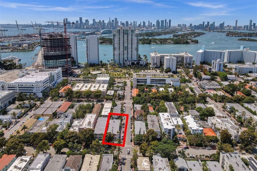 JUST REDUCED $250,000. ASSUMABLE SELLER FINANCING LOAN = $2,000,000 = ONLY 6.5% INTEREST ONLY = Term 3 Years. 1.5 Points at close. 10 UNITS (7 2BR & 3 1BR)= RARE opportunity to own a Luxury Completely Renovated Turn-Key Investors Dream Income Producing Goldmine! Mid-Century Modern meets Art Deco Masterpiece in this completely restored down to the studs 10 units, 2-story building, a large (7500 SFT) lot, most quiet, peaceful & safe street in all of S. Beach! Renovations include new AC, HWH, plumbing, electrical panels, roof, modern kitchens w/ quartz counters, SS appliances, breakfast bar. Cool, hip and chic decor throughout including hotel quality baths w/ celebrity lighting, engineered wood floors easy to clean and durable. Washer & dryer in all units. 4 Parking. 40-year Milestone done!