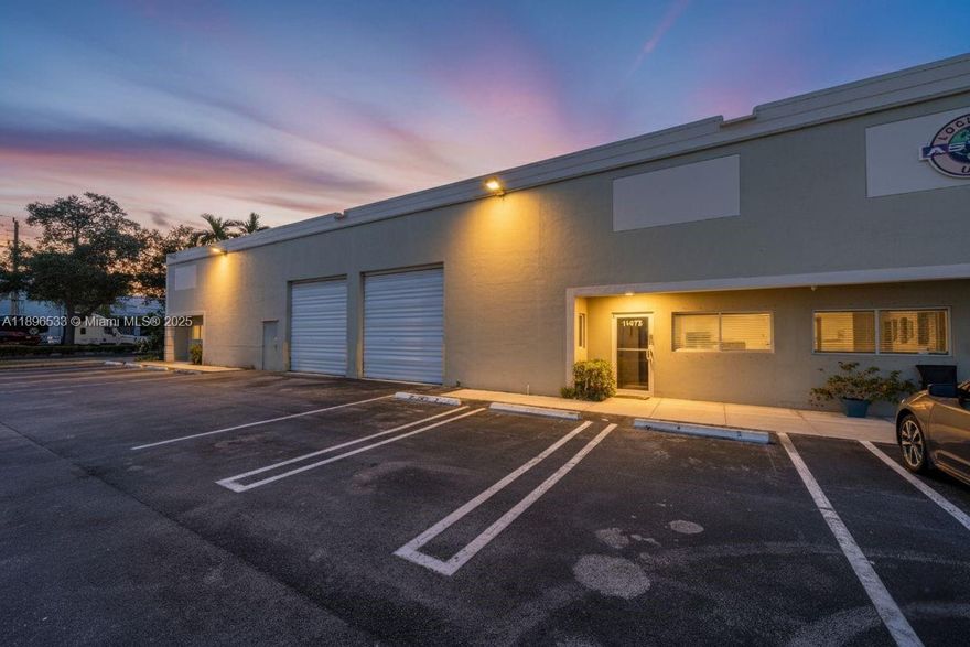 Exceptional opportunity to own a 2,161 sq. ft. warehouse located in the highly sought-after city of Doral, one of South Florida’s most active commercial and industrial hubs. Perfect for light industrial, storage, distribution, or mixed-office use, this property combines functionality, visibility, and accessibility. Just minutes from the Florida Turnpike and major highways, it offers outstanding connectivity for business operations. Features include a built-out office space and open warehouse area. Ideal for owner-users or investors looking to expand in a prime Doral location. The adjacent unit is also for sale and can be purchased together or separately. Owner financing is available.
