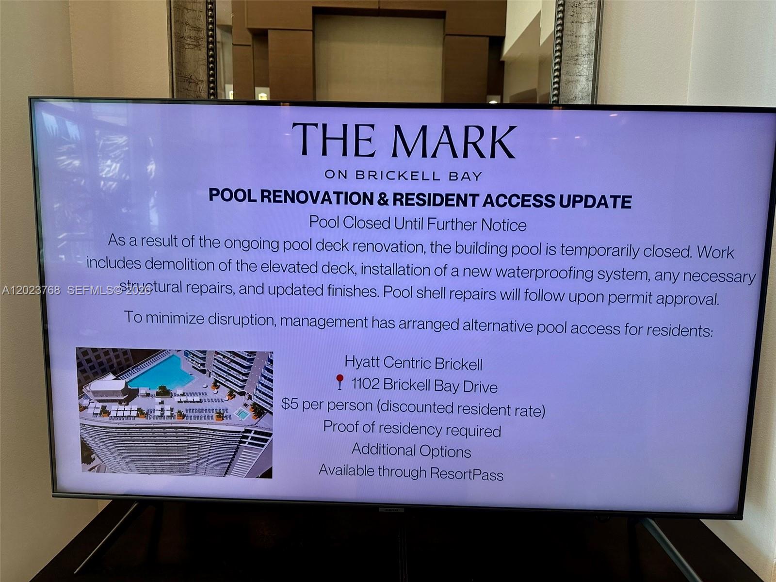 THE MARK ON BRICKELL COND - Residential Lease