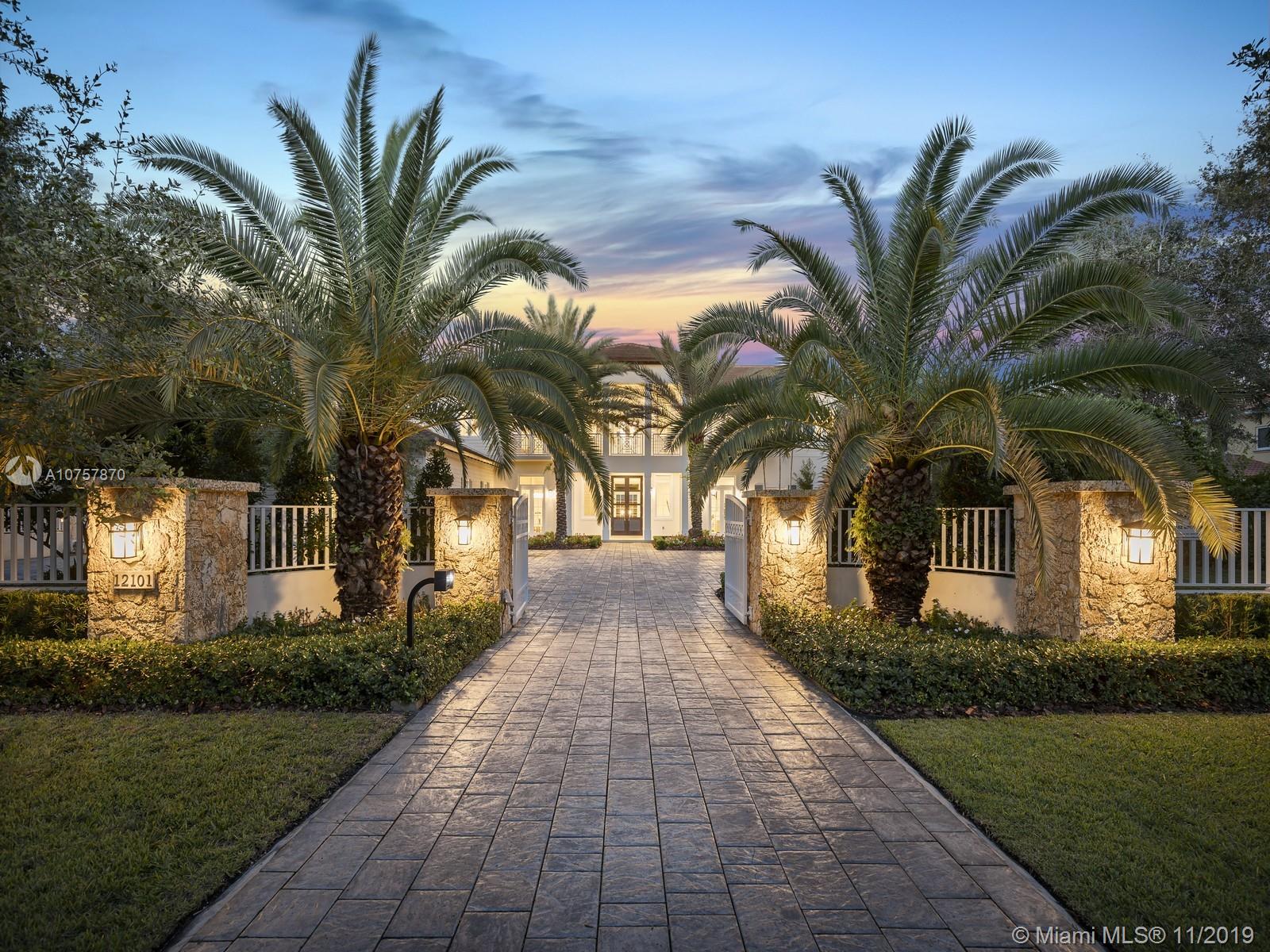 Enjoy Paradise in Pinecrest with this brand-new estate home by Case Construction. Casa Tropical blends state-of-the art smart house with a laid-back Caribbean island lifestyle and modern accoutrements. Expansive floor plan includes resort-style courtyard w/ 54-foot pool, framed by summer kitchen. Formal living with access to deluxe gourmet chef’s kitchen and top of the line appliances (Miele,Wolf & Subzero). Indulge yourself with an 800-bottle wine cellar, study and game/media room, as well as an upstairs den with wet bar. Detached guest suite and downstairs junior master offer flexibility and oversized upstairs master features an incredible sun deck with access to pool. Extra Features: Gated, 3 Car Garage, Elevator, Award winning Pinecrest Schools nearby and much more! Hidden Gem!