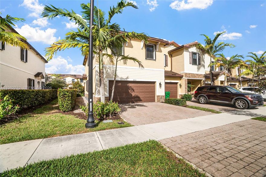 Beautiful like-new home built in 2020, located in one of Davie’s most desirable communities. This bright and modern residence features an open-concept layout, white Shaker cabinets, and brand-new luxury vinyl floors throughout. Offering 3 full bedrooms plus a spacious flex room, the home provides the perfect setup for an office, playroom, gym, or guest space.
Enjoy a well-maintained community with excellent amenities and an unbeatable location, minutes from colleges and universities, with easy access to the Turnpike, and just a short drive to the Hard Rock Hotel & Casino, shopping, dining, and South Florida’s beautiful beaches. Move-in ready and ideal for today’s lifestyle.