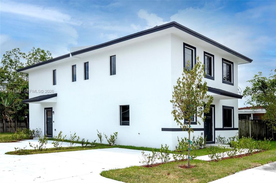 BRAND NEW 2-STORY TWINHOME featuring 3 bedrooms and 3 bathrooms with 1,230 SF under A/C. This modern residence showcases quartz countertops, stainless steel appliances, and refined wood cabinetry, complemented by porcelain tile flooring throughout. Impact-rated windows and doors offer added safety, durability, and energy efficiency. This property is part of the PHCD Infill Program and must be purchased through the First-Time Homebuyer Program. Estimated completion is scheduled for March 2026.