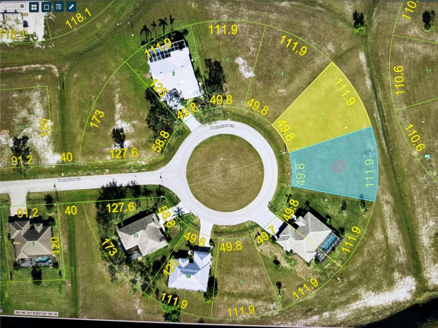 Located in the desirable Burnt Store Lakes area. The community has Public Utilities, a Community Park, a Bike Path, a Kayak Launch, and a Recreation Area & Playground. Close to Restaurants, Local & International Airports, Historic Punta Gorda, the popular Fisherman's Village, US 41 & I-75, and Cape Coral. Nearby is *Burnt Store Marina*, which has slips, a boat ramp, dry dock storage, and the *Burnt Store Marina Golf and Activity Club*. This is a deeded community with newer homes. The Burnt Store Corridor is growing! Buy and build now or invest and build later. There are two lots available next to each other on a cul-de-sac $45,000 each