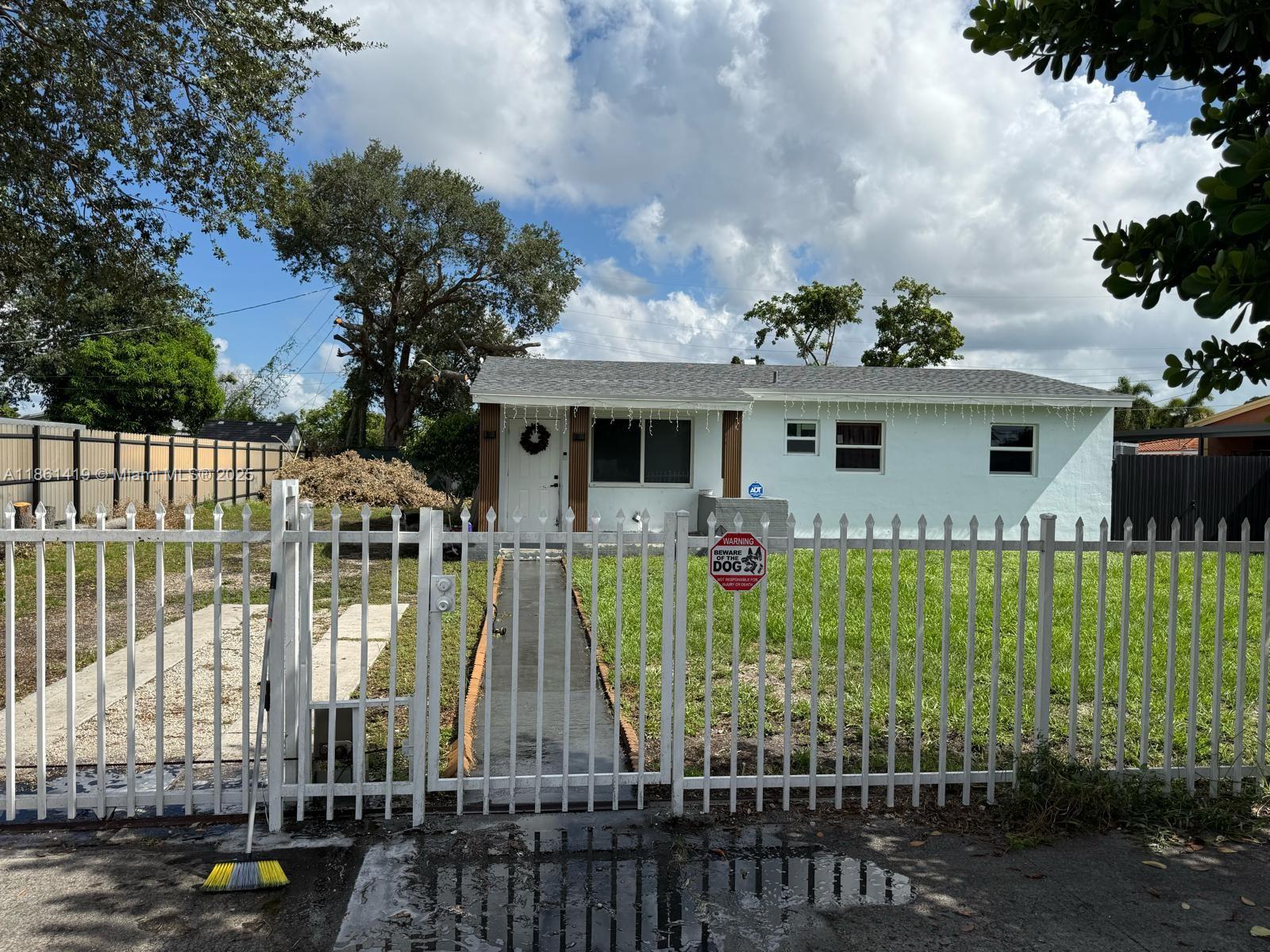 Tucked away in the lively community of Miami Gardens, this fully remodeled 3-bedroom, 2-bathroom, 1,125 sq. ft. home offers a perfect mix of comfort and modern flair. With a new roof and impact-resistant windows, it’s ready to provide durability and peace of mind.
Inside, you’ll find a bright and inviting open-concept layout that maximizes natural light. The kitchen is a true highlight, featuring quartz countertops, stainless steel appliances, and a movable island—ideal for both cooking and entertaining.
The bedrooms are well-sized and designed for everyday living, while the primary suite includes a sleek en-suite bathroom with updated fixtures and an illuminated LED mirror.
Just minutes from shopping, dining, and major roadways, this property combines convenience and style.