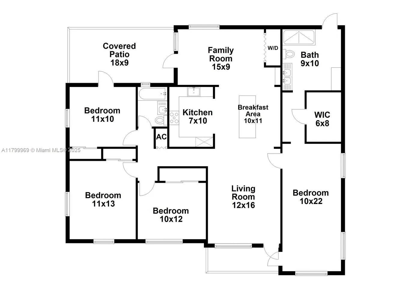 Miami, Florida 33134, United States, 4 Bedrooms Bedrooms, ,2 BathroomsBathrooms,Residential,Active,128660