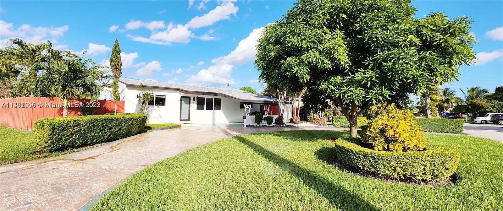 Beautiful corner lot house completed remodeled with 3 beds and 2 baths in the heart or Miramar. Plenty of parking space and a side entrance for a boat. Just minutes from daily conveniences like grocery stores, gyms, malls, and parks. Closed to mayor high ways and ready to call it home!