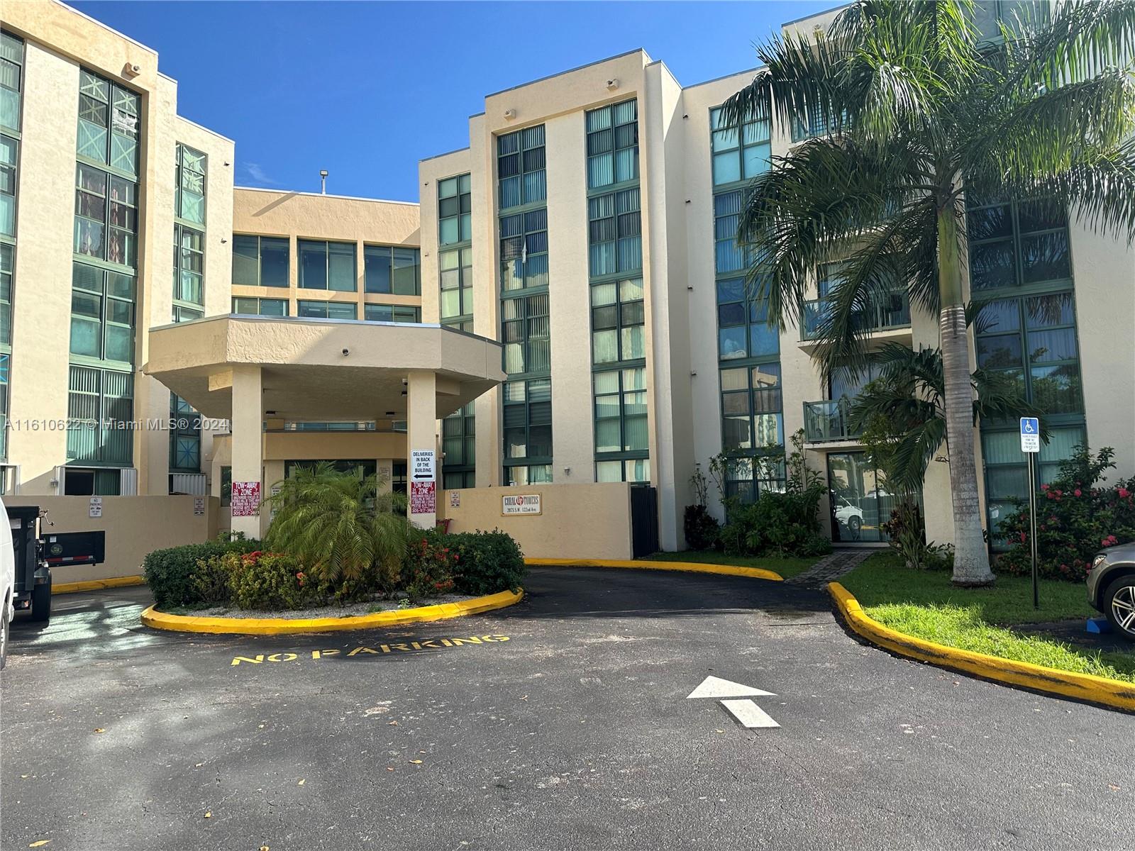 Fantastic investment opportunity in a centrally located 2/2 apartment near FIU. This unit offers tons of natural light, spacious rooms, walk-in closet, and in-suite washer and dryer. Recent building upgrades include painting and new elevators. The community features a pool, clubhouse, and tennis court, making it perfect for families or investors. Enjoy easy access to the Turnpike, shopping centers, restaurants, schools, and major roadways. Assigned parking and no rental restrictions. Pet-friendly, pedestrian-friendly neighborhood. This apartment won't last long on the market and is priced to sell!