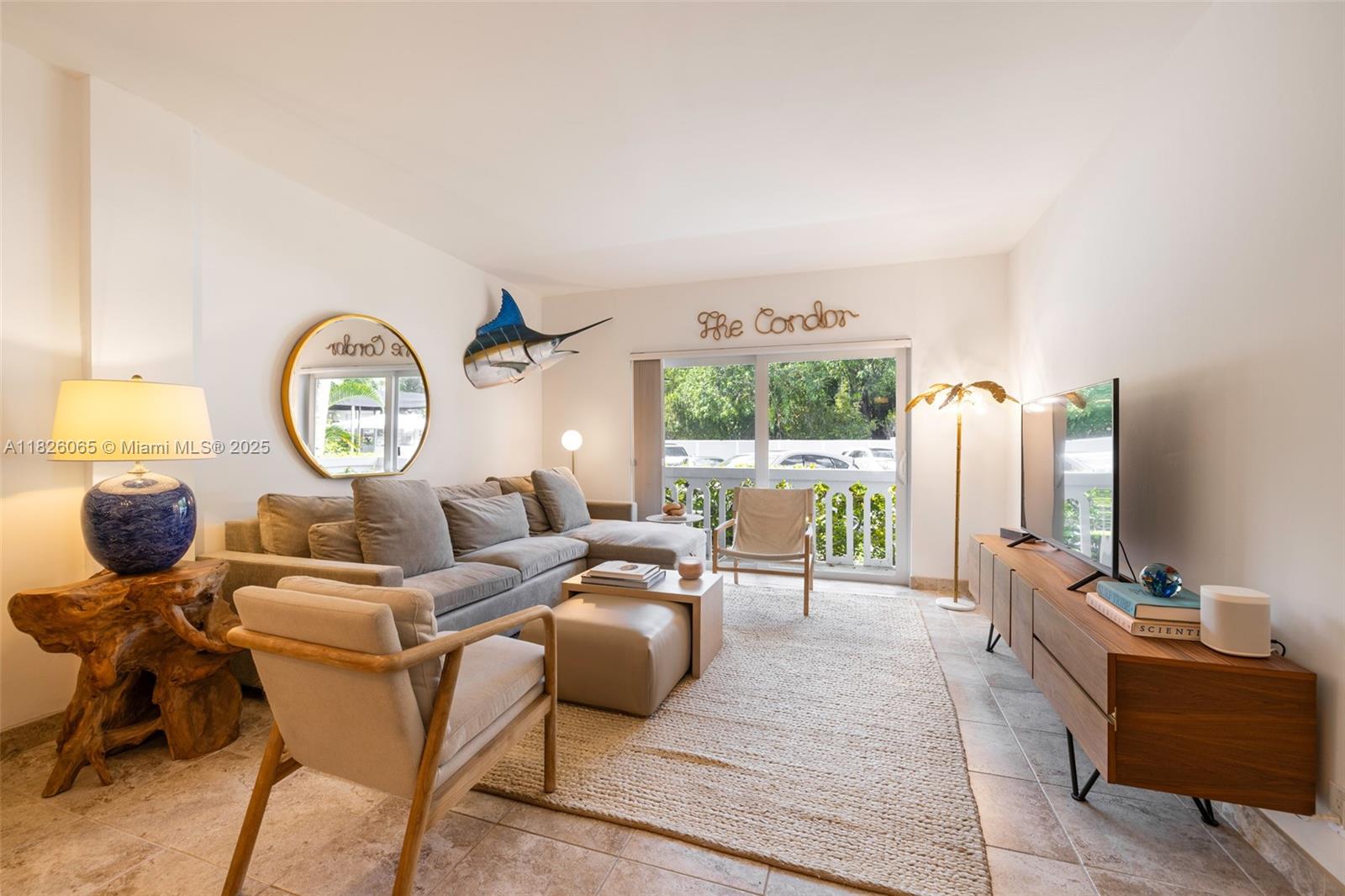 Nestled within the idyllic greenery of Edgewater Drive, this cozy first-floor one-bedroom, one-and-a-half-bath condo offers a serene lifestyle in a charming waterfront building. Tastefully furnished, along with basic housewares, providing a hassle-free move-in experience. The picturesque pool area overlooks the Coral Gables waterway, with breathtaking views - perfect for unwinding and socializing. Experience the essence of this peaceful retreat near the vibrant cultural scene and the walkable charm that nearby Coconut Grove, South Miami and Coral Gables offer. Updated laundry facilities. No pets. Carpet in the bedroom and tile elsewhere. Boat slips may be available, contact the association for details. Schedule a visit to this delightful condo today!