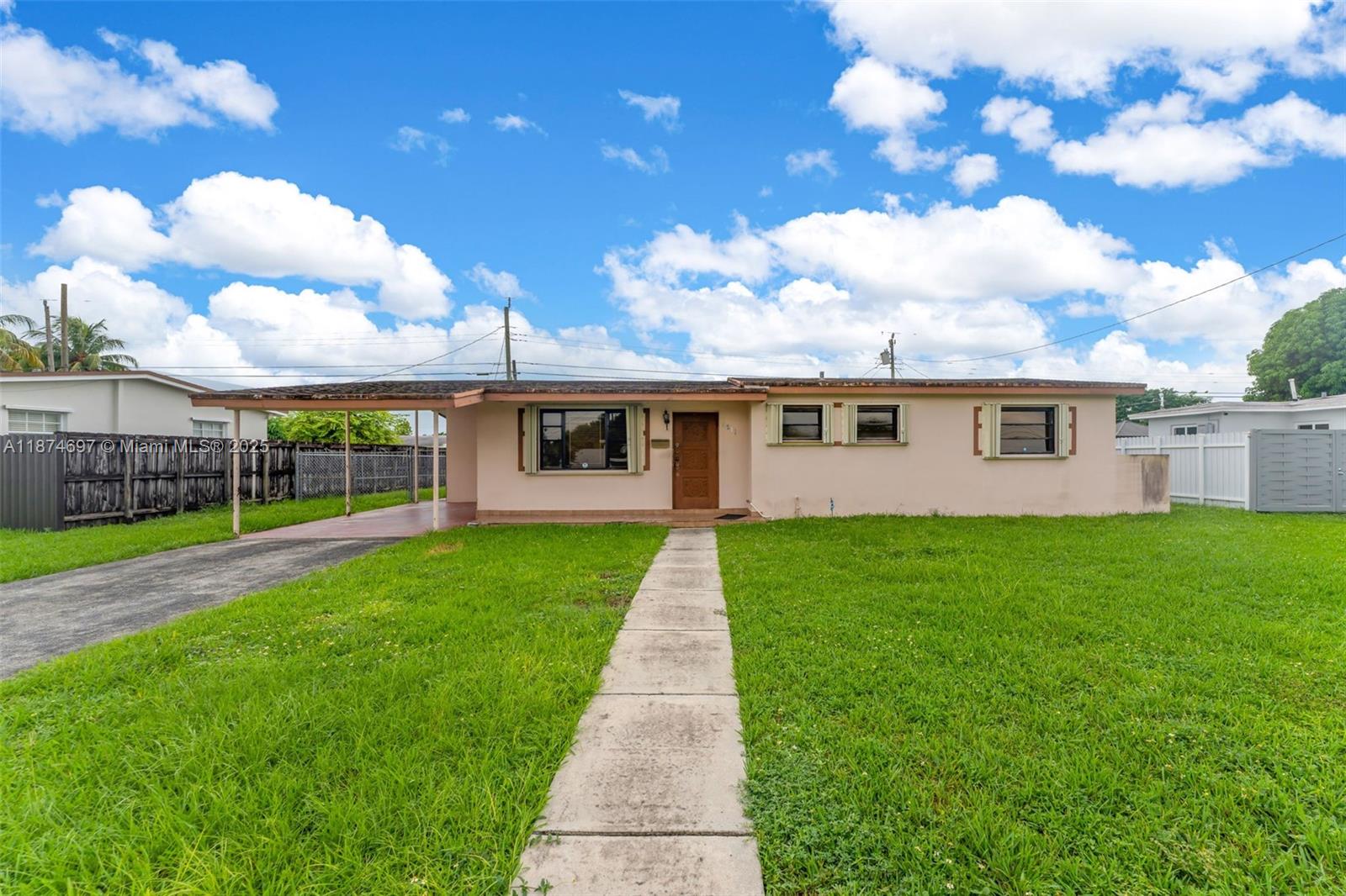 Amazing Opportunity,3BD/1.5BA Single-Family Home in Westchester!Located in one of Miami’s most desirable neighborhoods.It features living room,dining room,kitchen,family room,utility/laundry room w/washer & dryer.The bedrooms have generous closets for storing personal belongings.There is ample space in front of the house to customize/expand the driveway to your liking.The backyard has plenty of room to add a pool,with RV/boat access available on both sides of the home.Situated on a quiet street,enjoy proximity to top-rated schools,supermarkets, major highways,Miami International Airport,Coral Gables,Brickell,beaches,hospitals,entertainment options.Home is in original condition and in need of TLC but offers incredible potential.Bring your vision and make it your dream home!A must-see!