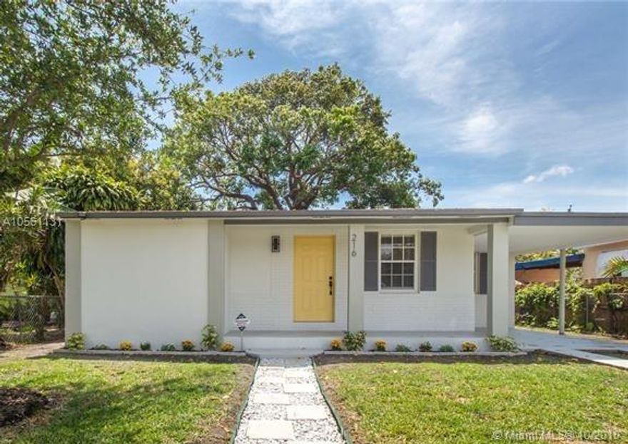 Spacious single familyhome completely remodeled and renovated has 3 bedrooms, 2.0 bathrooms and a 1 car space garage, plus den. kitchen w/granite countertops, ss appliances, newer windows, bathrooms totally news. This home is perfect for a family needing space and desires to entertain. Large backyard equipped with a spectacular and beautiful deck. The home is centrally located in north Miami, conveniently accessible to major The property is enclosed with a new fence. the seller has his title company and will pay the title insurance of the property. do not miss the opportunity, price to sell, call right now, 24 hour by appointment.