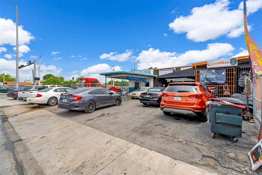 Great commercial location near Hialeah Park Casino. New developments are planned nearby. Near Okeechobee Road and major highways. The property is currently being used as an automotive repair and body shop. Rare opportunity to get an already approved automotive repair location. The sale is for real estate property and not the business. Businesses will vacate or stay depending on the buyer’s decision.

Please do not disturb employees. Showings by appointment only.
