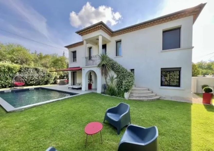 Luxury Villa for in the heart of Aix the jewel of Provence. Walking distance to the vibrant city center offering absolute tranquility. 2,150 square feet (200 m²) of living space,beautifully landscaped & gated on a 8,600 sq ft (800 m²) lot. Lush greenery, private heated pool, 4 bedrooms, 3.5 bath. Expansive living room featuring a wine cellar, and a dining area that flows seamlessly into a modern open-plan kitchen. A south-facing terrace bathed in sunlight.Aix has been home to artists such as Paul Cézanne and is renowned for its tree-lined boulevards, historic fountains, and charming markets. 30 minutes to the Mediterranean coast, an hour from the lavender fields of Provence, The city’s proximity to international airports,TGV train lines makes it a prime location for American investors.